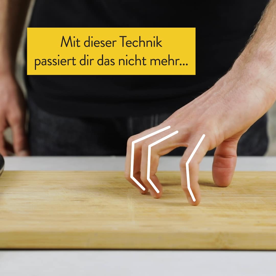 Der richtige Umgang mit einem Küchenmesser